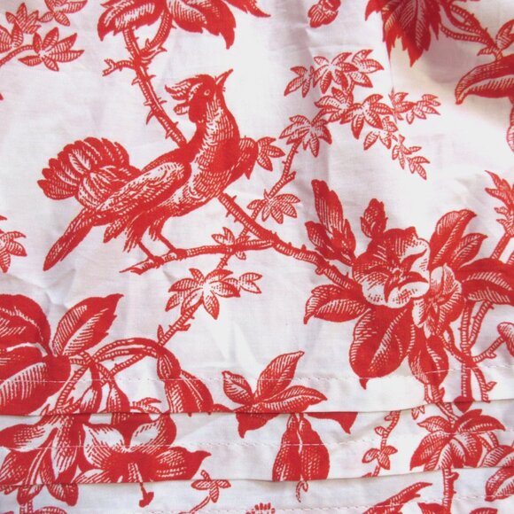 NWT Anthropologie Somerset Maxi in Coral Toile Floral Tiered Cotton Dress XS - Picture 5 of 6